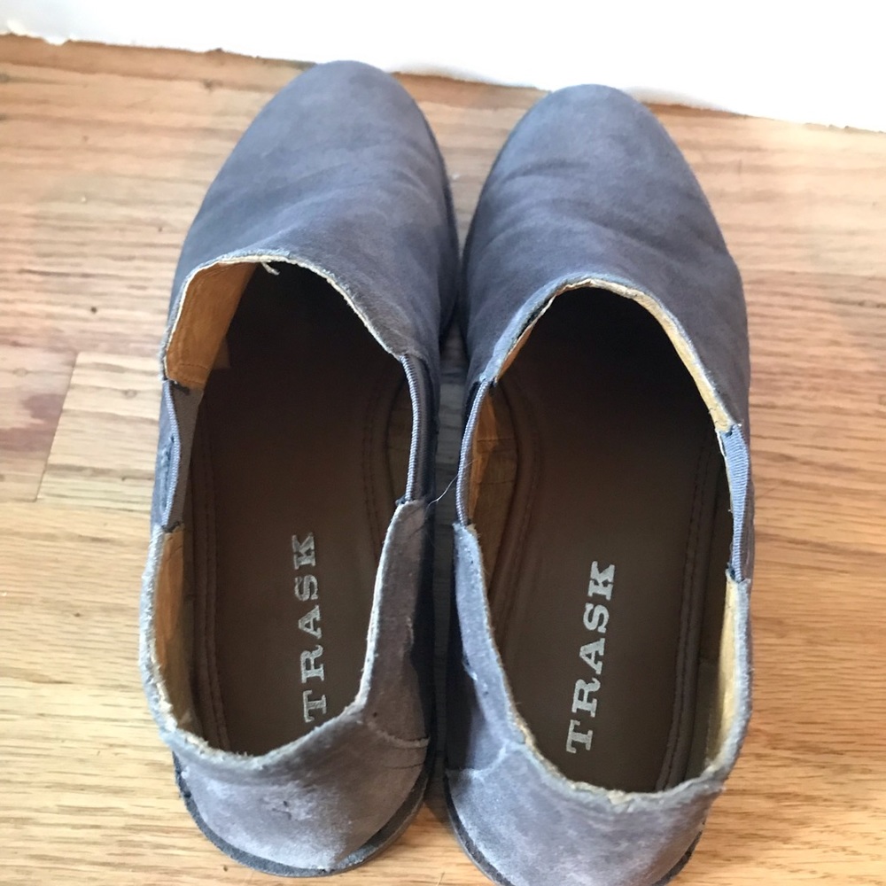 Trask Allison Grey Suede Booties - image 5